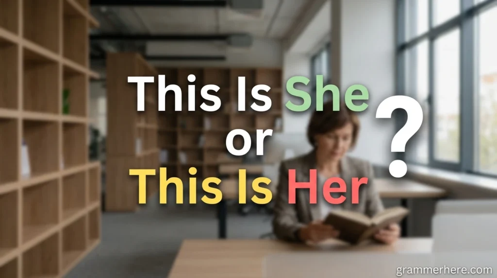 This Is She or This Is Her