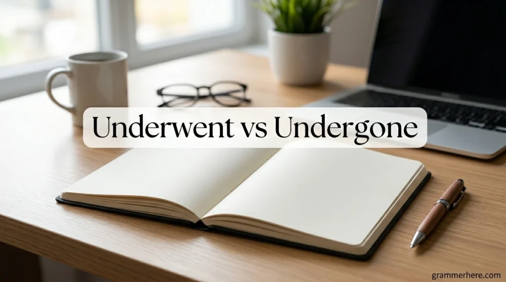 Underwent vs Undergone