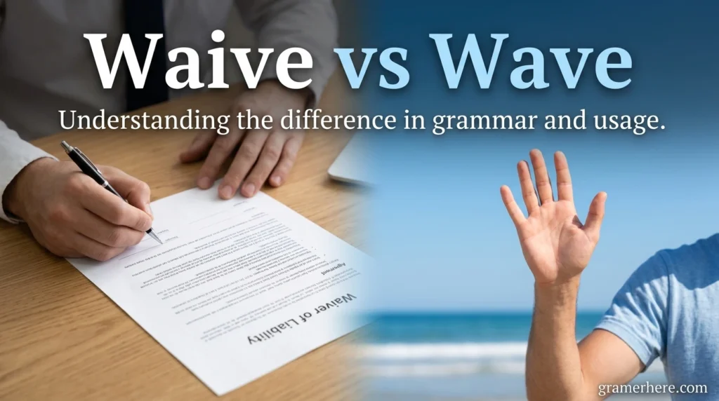 Waive vs Wave