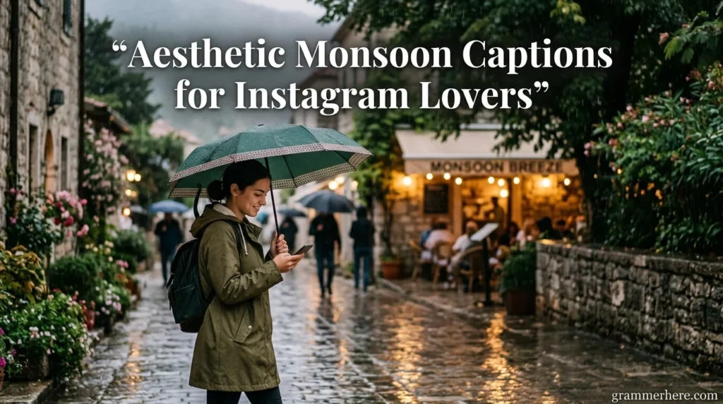 Aesthetic Monsoon Captions for Instagram Lovers