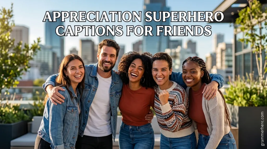 Appreciation Superhero Captions for Friends