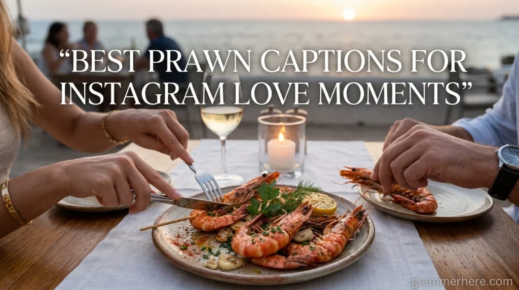 Best prawn captions for Instagram love moments