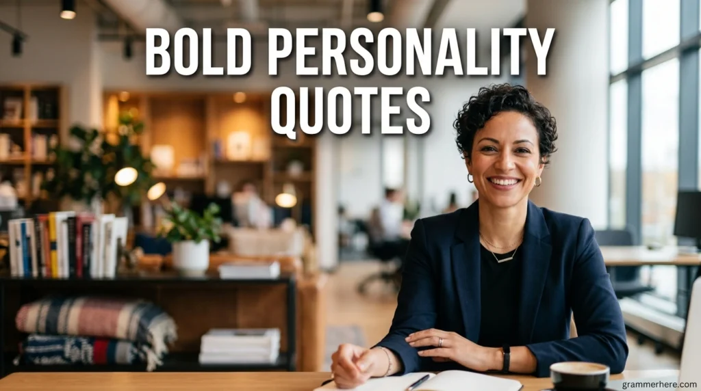 Bold Personality Quotes