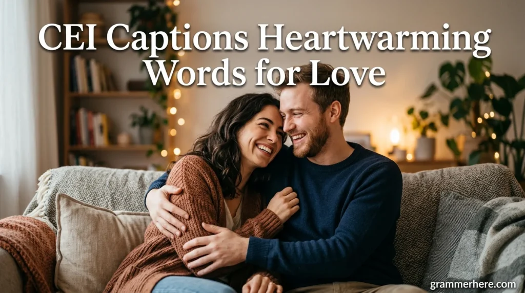 CEI Captions Heartwarming Words for Love