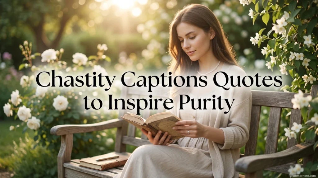 Chastity Captions Quotes to Inspire Purity
