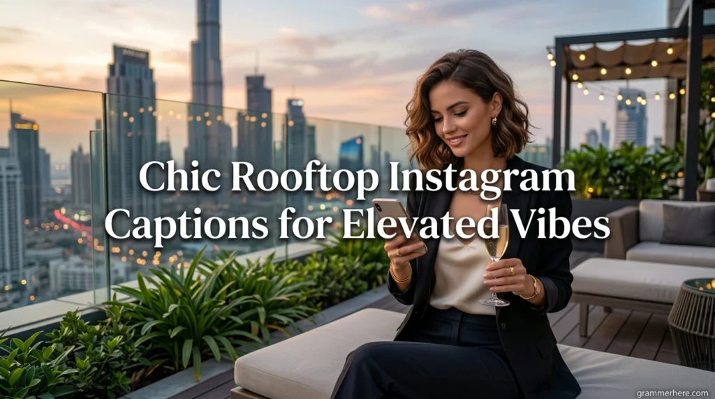 Chic Rooftop Instagram Captions for Elevated Vibes