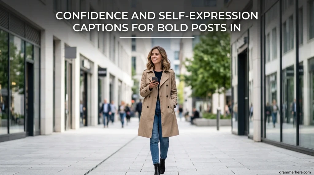 Confidence and Self-Expression Captions for Bold Posts in