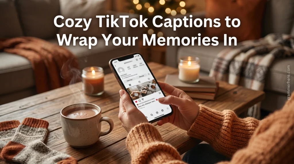Cozy TikTok Captions to Wrap Your Memories In