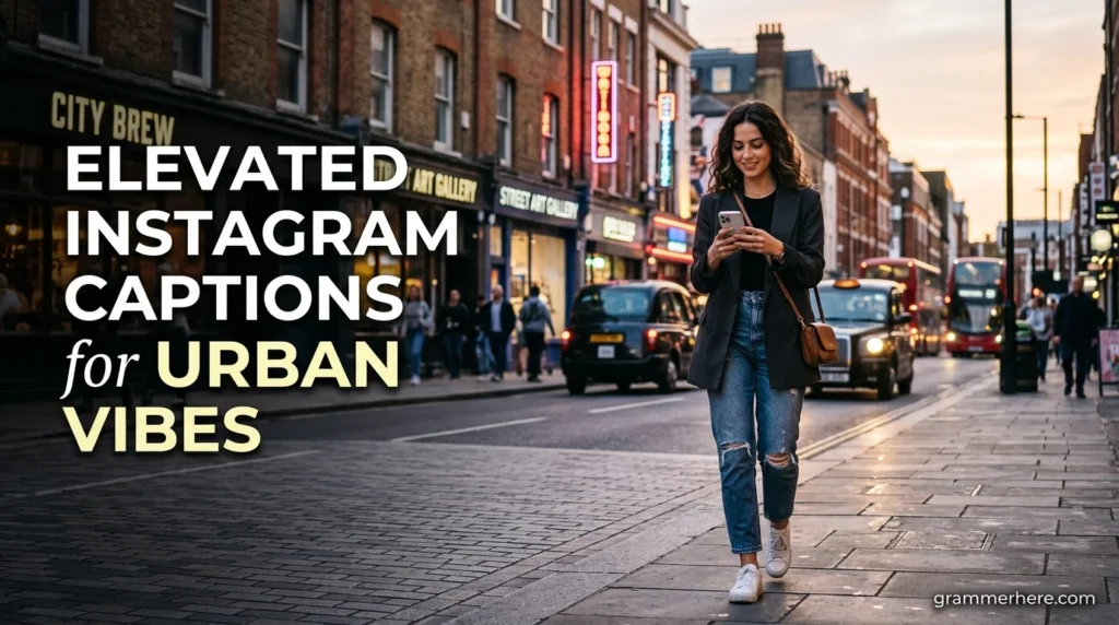 Elevated Instagram Captions for Urban Vibes