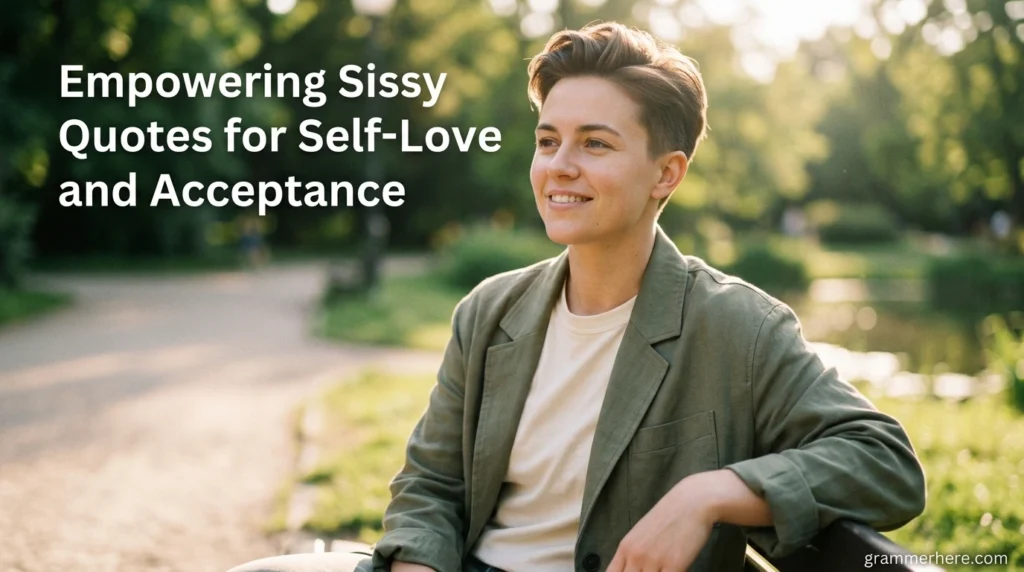 Empowering Sissy Quotes for Self-Love and Acceptance