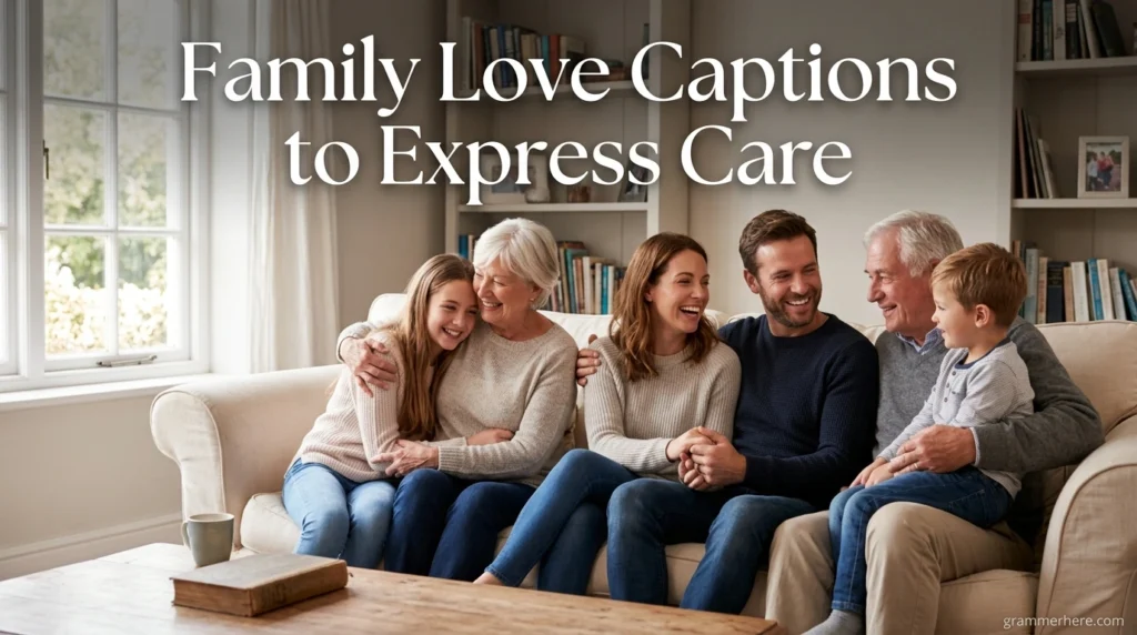 Family Love Captions to Express Care