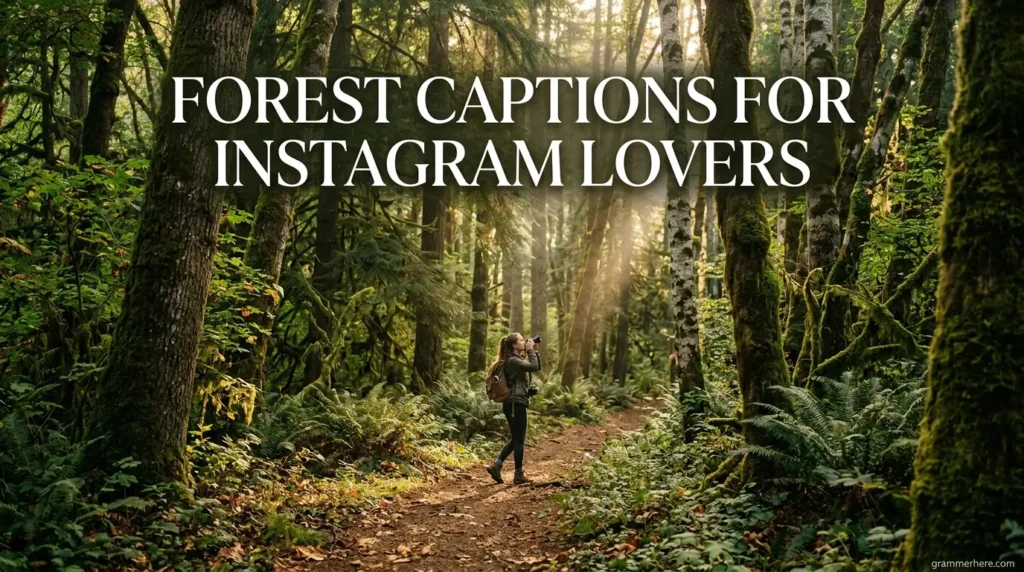 Forest Captions for Instagram Lovers
