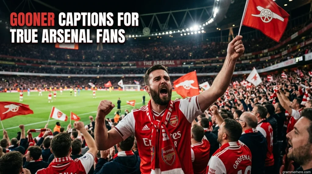 Gooner Captions for True Arsenal Fans