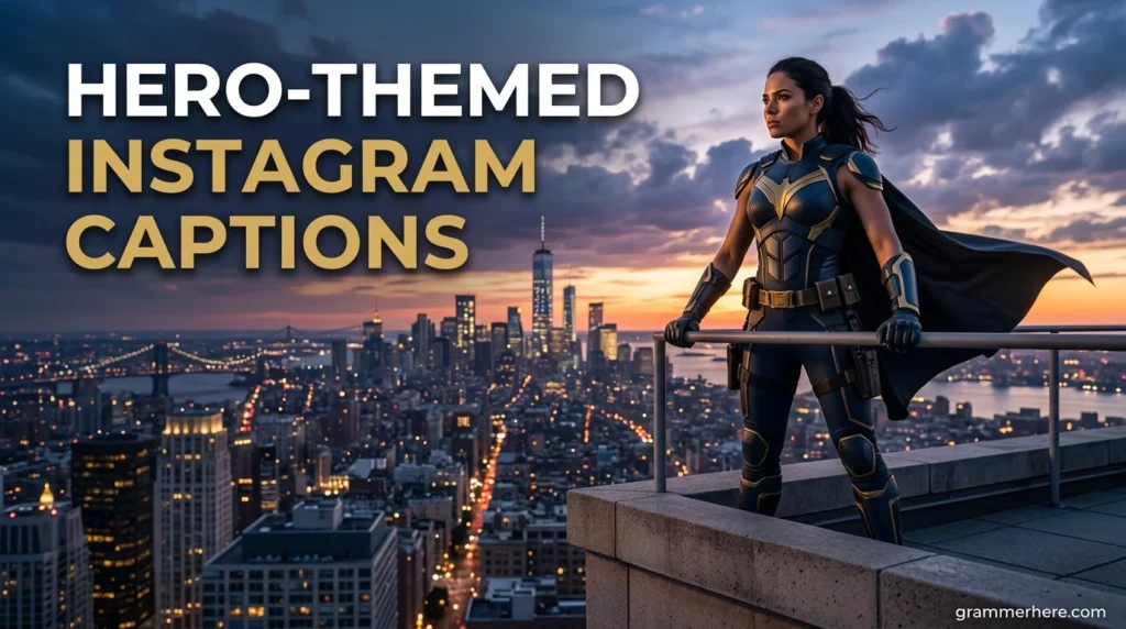 Hero-Themed Instagram Captions