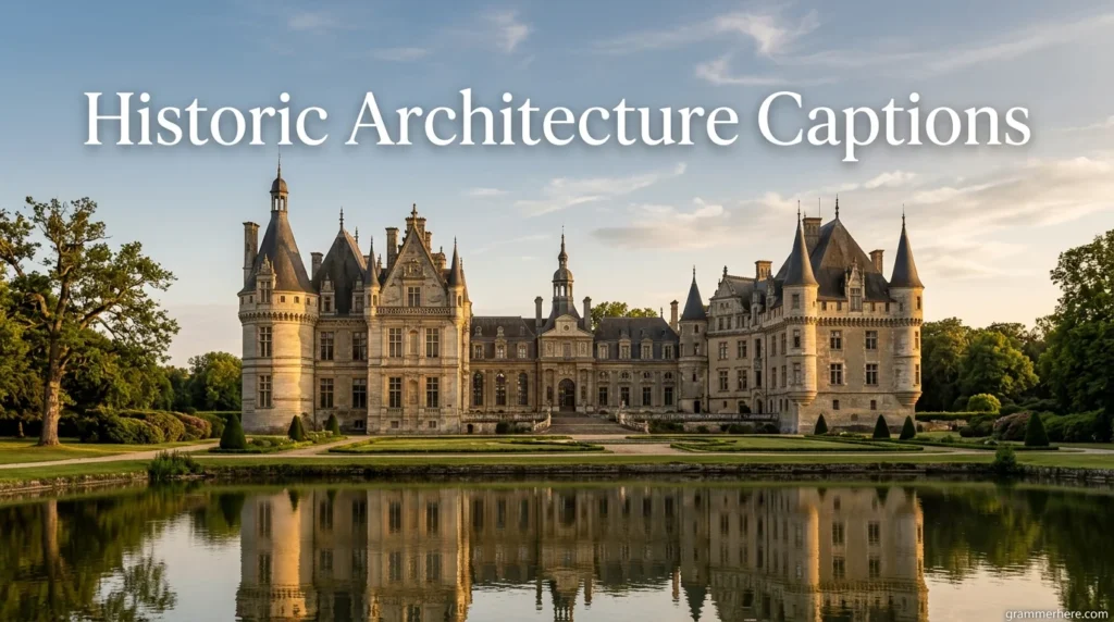 Historic Architecture Captions