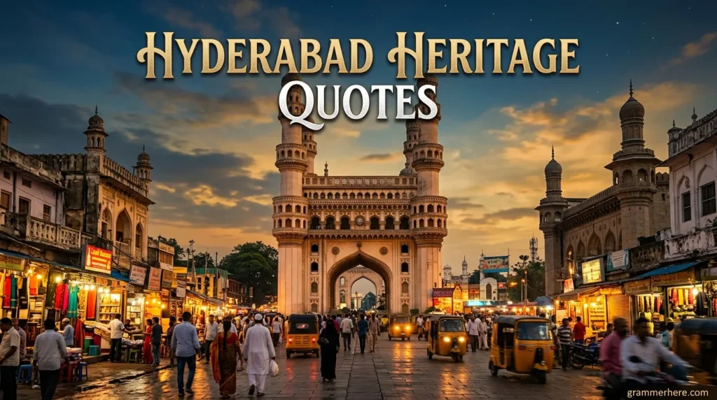 Hyderabad Heritage Quotes