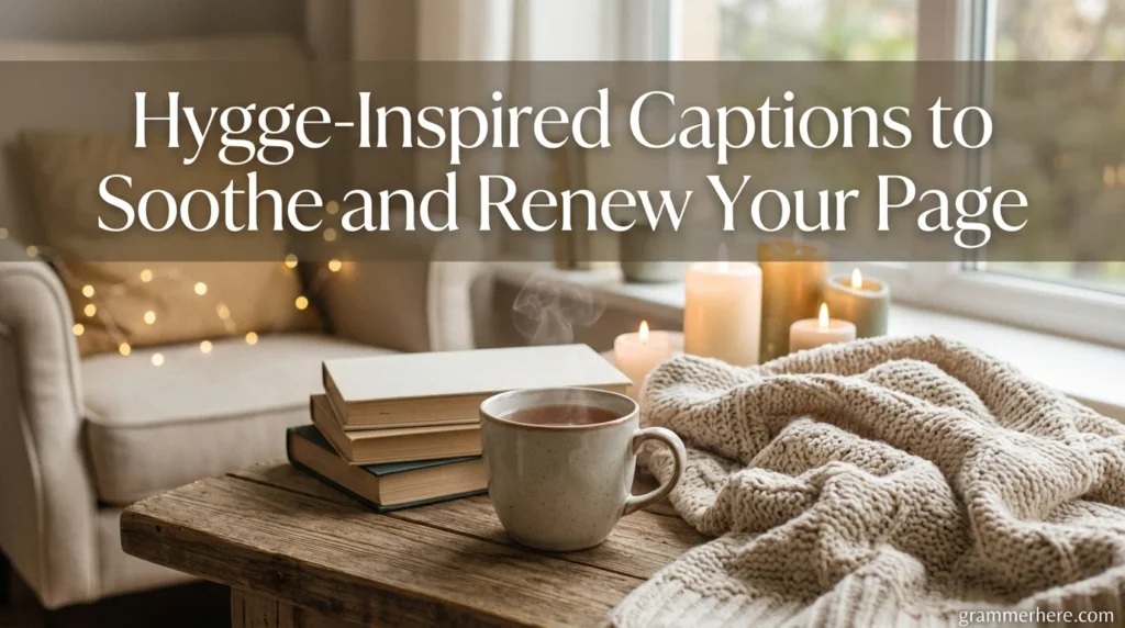 Hygge-Inspired Captions to Soothe and Renew Your Page