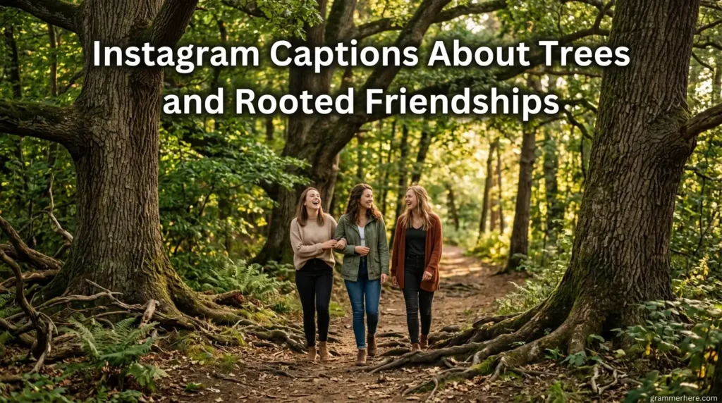 Instagram Captions About Trees and Rooted Friendships