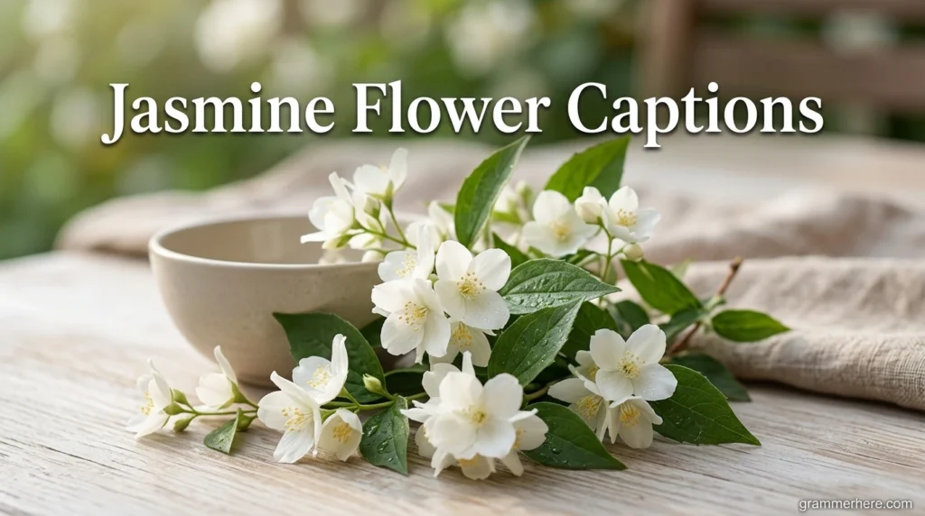 Jasmine Flower Captions