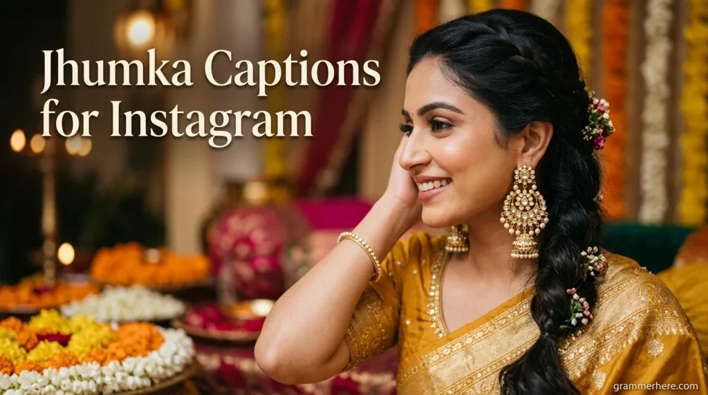 Jhumka Captions for Instagram