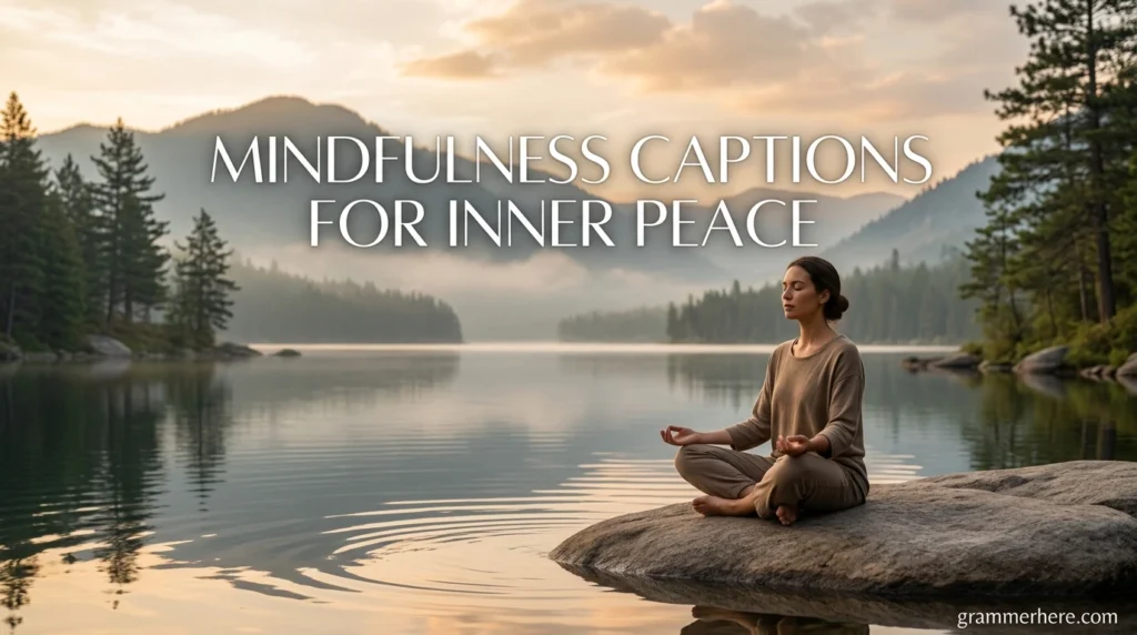 Mindfulness Captions for Inner Peace