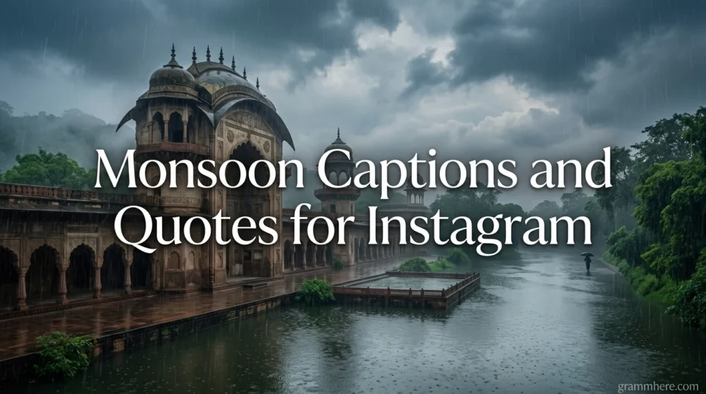 Monsoon Captions and Quotes for Instagram