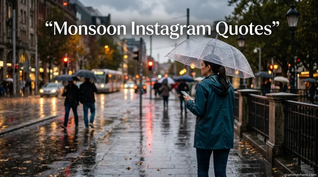 Monsoon Instagram Quotes
