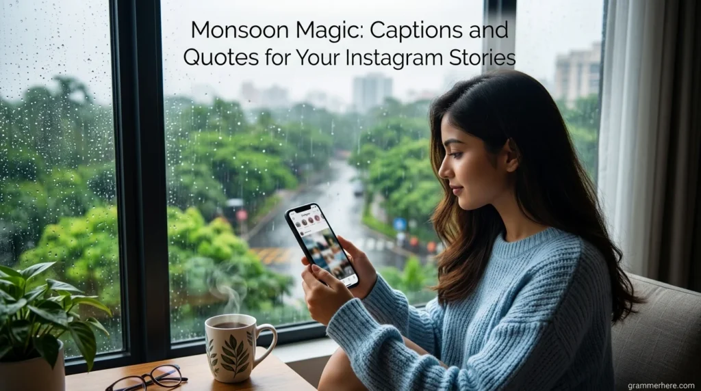Monsoon Magic: Captions and Quotes for Your Instagram Stories