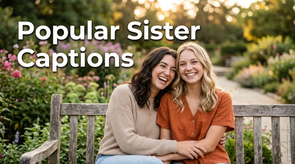 Popular Sister Captions