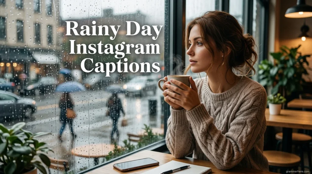 Rainy Day Instagram Captions