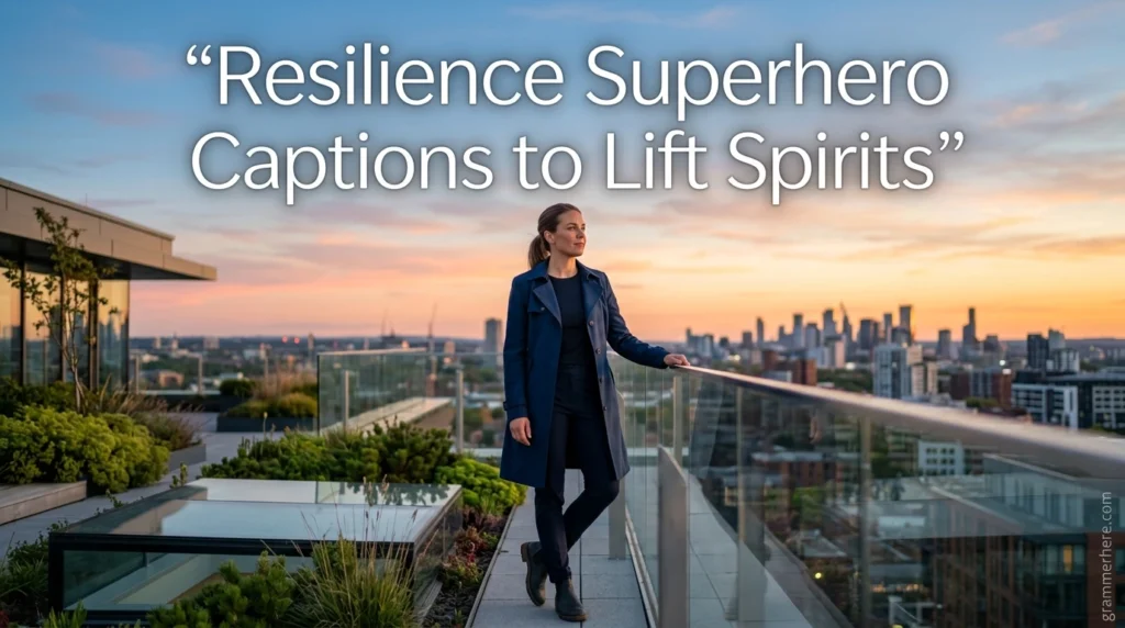 Resilience Superhero Captions to Lift Spirits