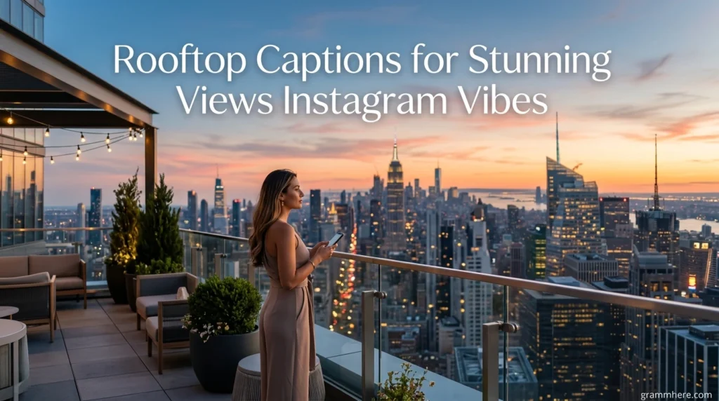 Rooftop Captions for Stunning Views Instagram Vibes