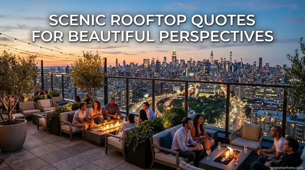Scenic Rooftop Quotes for Beautiful Perspectives