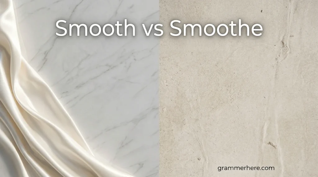 Smooth vs Smoothe