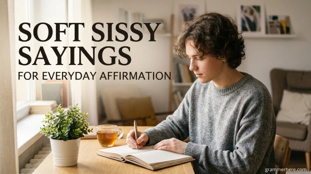 Soft Sissy Sayings for Everyday Affirmation