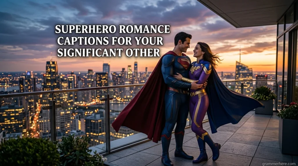 Superhero Romance Captions for Your Significant Other