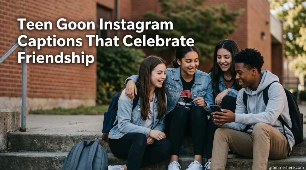 Teen Goon Instagram Captions That Celebrate Friendship