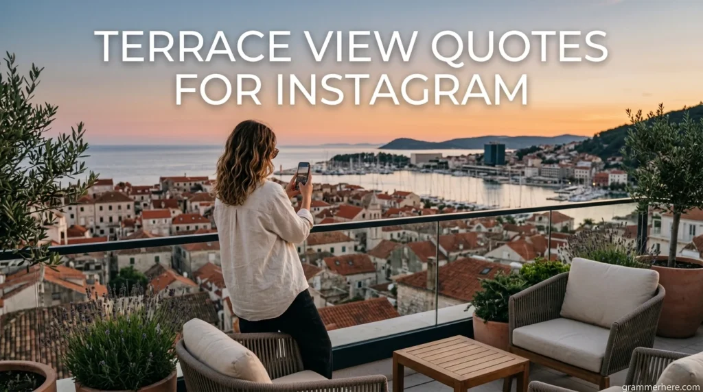 Terrace View Quotes for Instagram