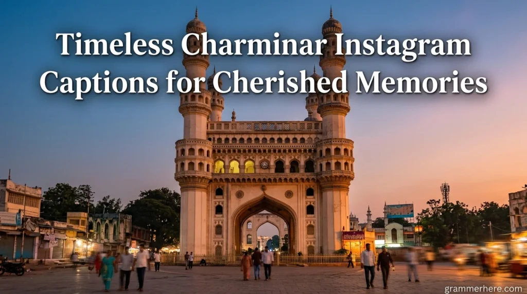 Timeless Charminar Instagram Captions for Cherished Memories