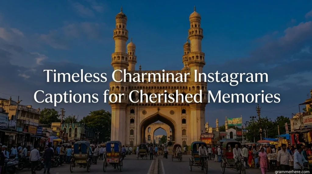 Timeless Charminar Instagram Captions for Cherished Memories