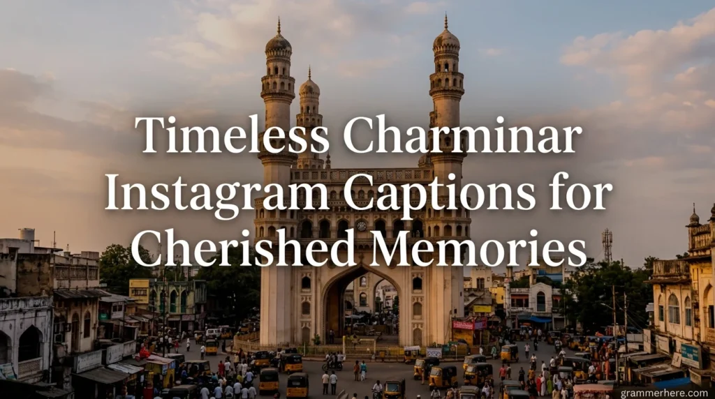 Timeless Charminar Instagram Captions for Cherished Memories
