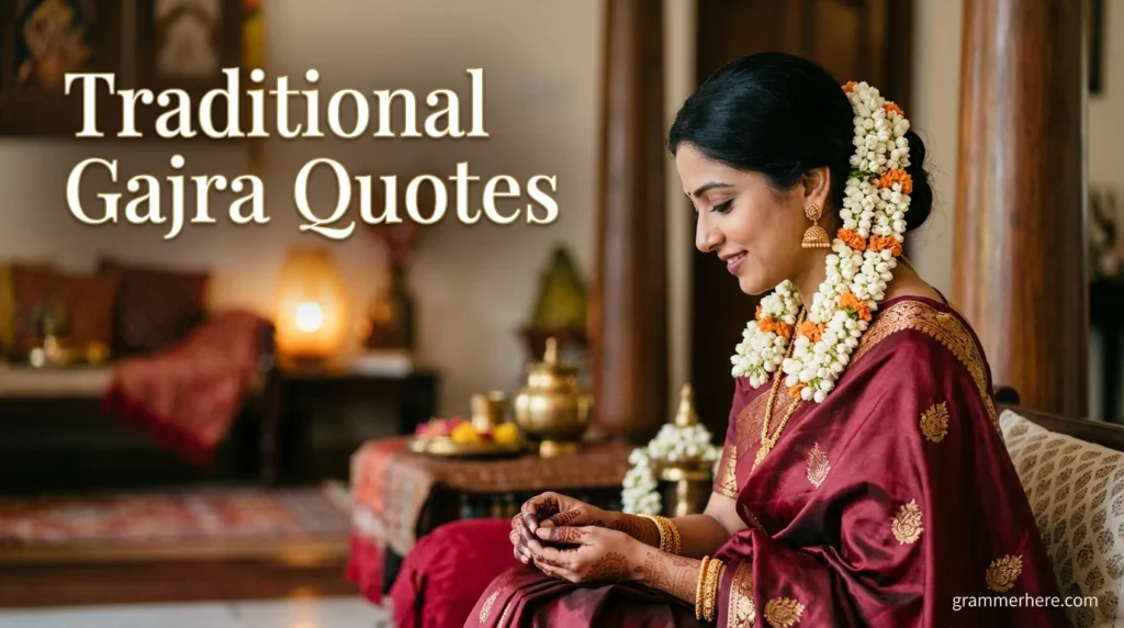 Traditional Gajra Quotes