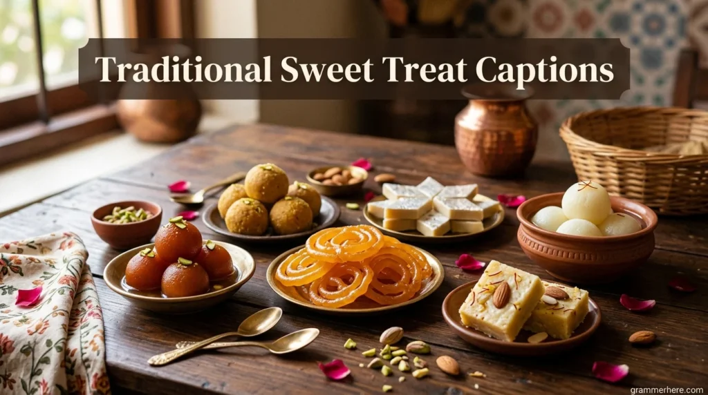 Traditional Sweet Treat Captions