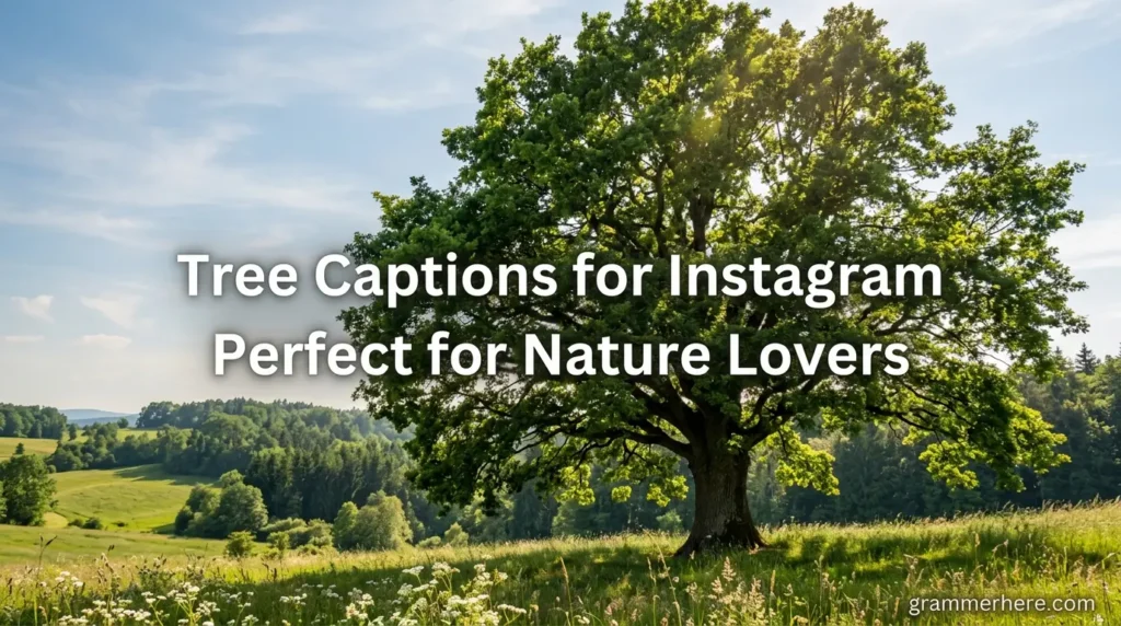Tree Captions for Instagram Perfect for Nature Lovers