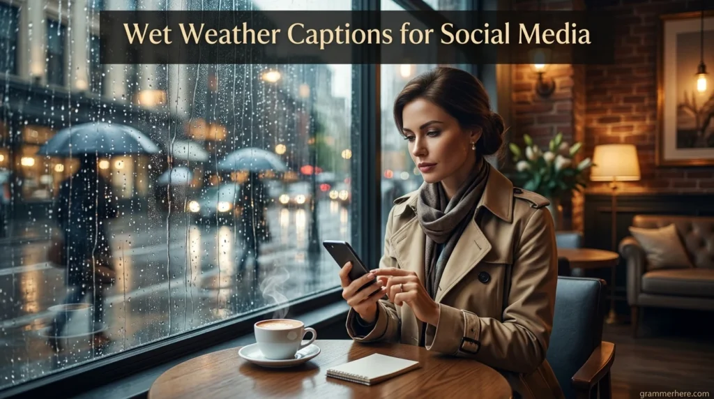 Wet Weather Captions for Social Media