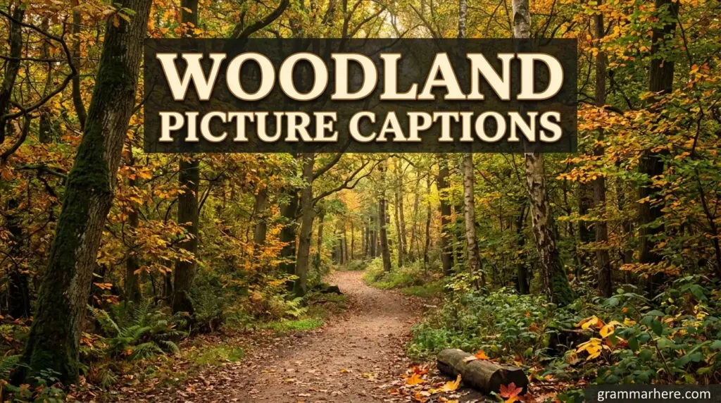 Woodland Picture Captions