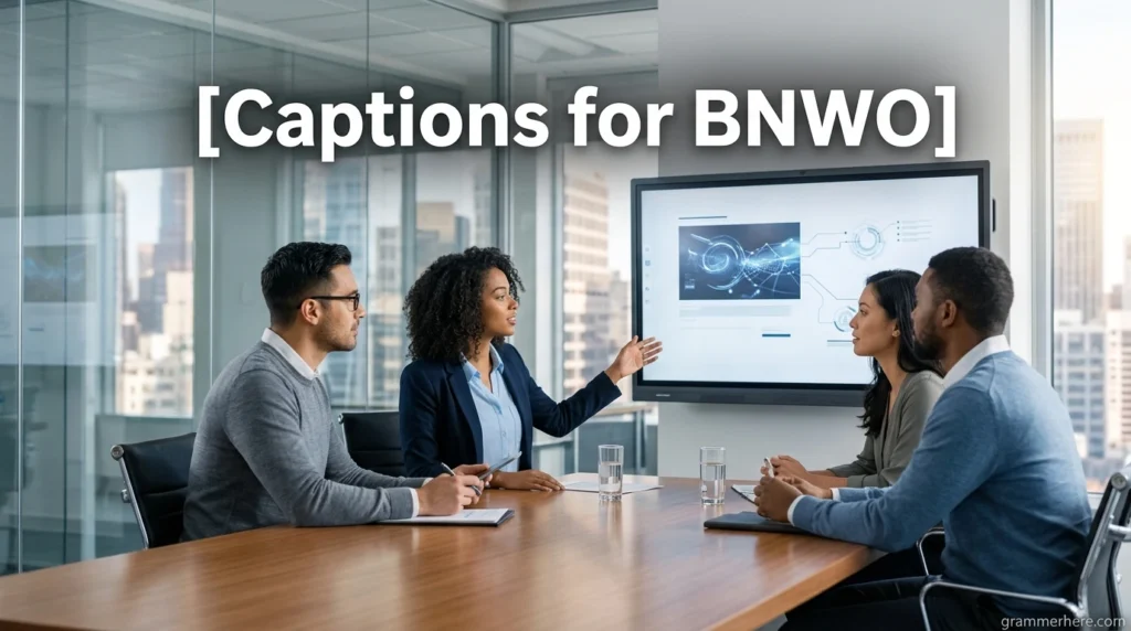 Captions for BNWO
