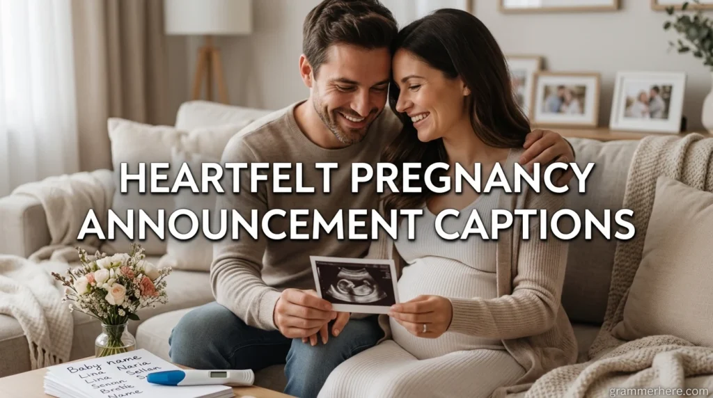 Heartfelt Pregnancy Announcement Captions