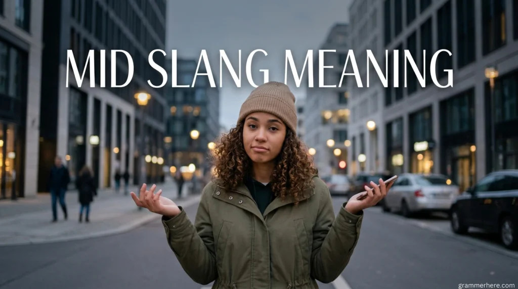 Mid Slang Meaning