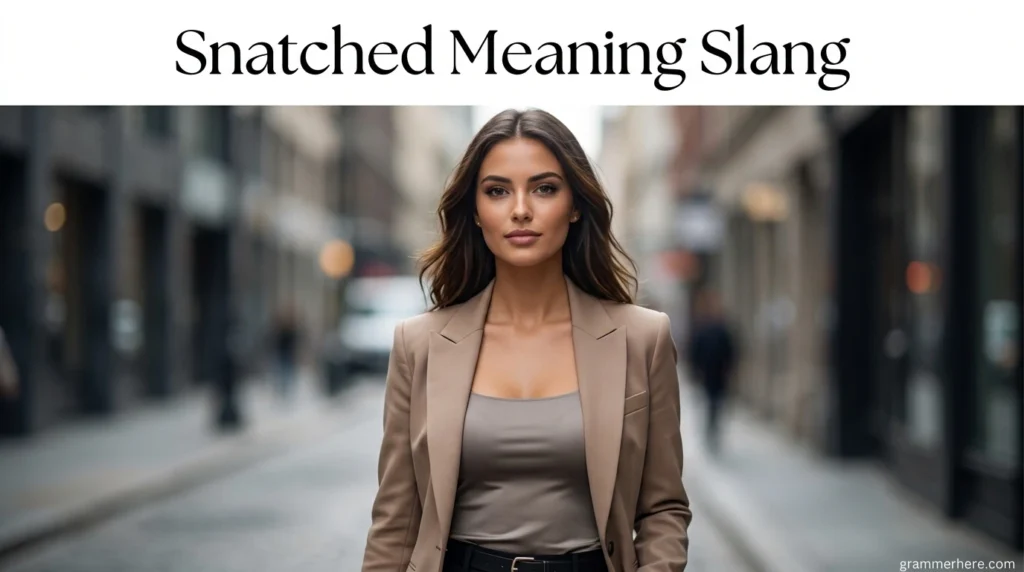 Snatched Meaning Slang